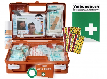Erste-Hilfe-Koffer KITA PLUS nach aktueller DIN/EN 13157 inkl. Sprühpflaster